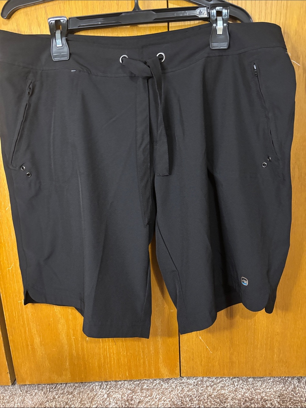 Black Women's Drawstring Performance Shorts